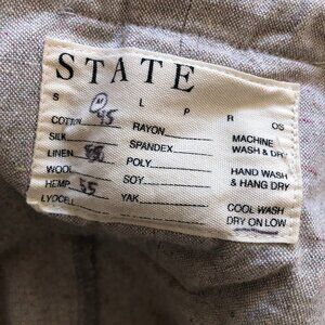 State the Label wrap pants medium